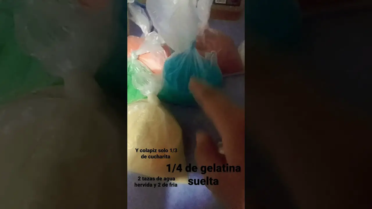 Como preparar 1 kilo de gelatina suelta
