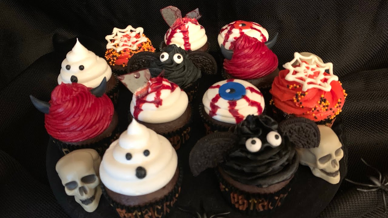 Cupcakes decorados dia de muertos