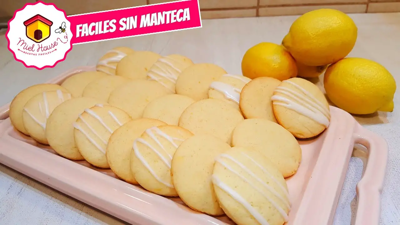 Deliciosas galletas de limón con manteca para endulzar tus días