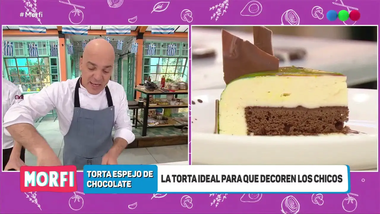 Baño espejo para tortas cocineros argentinos