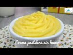 Crema pastelera de naranja sin huevo