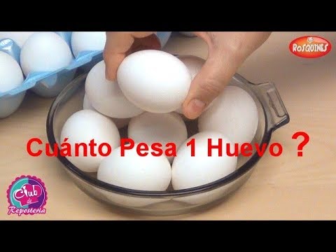 Cuantos huevos son 150 gr de claras
