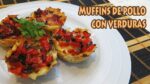 Deliciosa receta de muffin con pollo y verduras ¡sorprende a todos con este platillo!