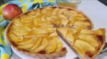 Descubre cómo hacer una deliciosa tarta de manzana con masa quebrada comprada en solo 3 pasos fácilmente. 🍎🥧 #tartademanzana #recetarapida #masaquebrada