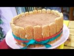 Disfruta de la exquisita torta tiramisú con vainillas en tu hogar