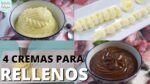 Tipos de cremas para rellenar tortas