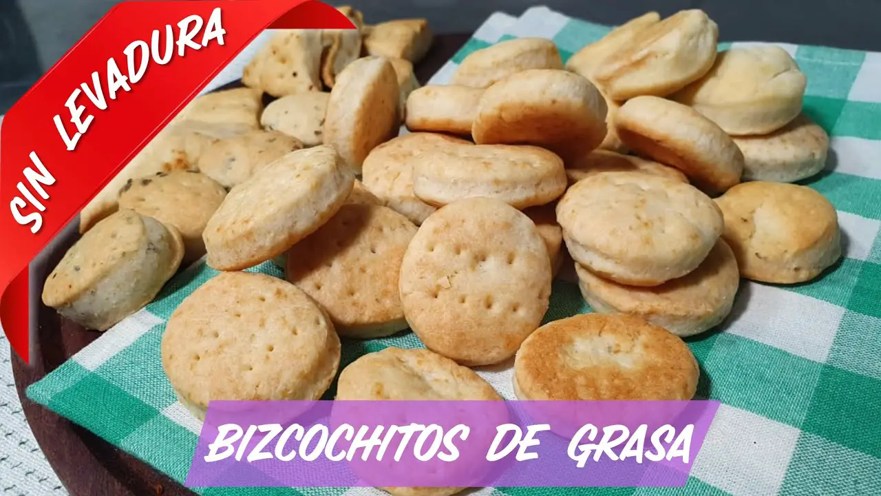 Aprende A Cocinar Bizcochitos De Grasa Con Harina Leudante En Casa ...