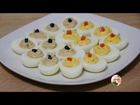 Prueba esta deliciosa receta de huevos rellenos con picadillo en solo 30 minutos
