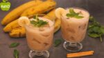 Delicioso licuado de banana con agua, sin leche: una opción saludable y refrescante
