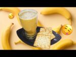 Delicioso licuado de banana: Receta con agua