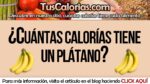 Contenido calórico de un plátano: ¿Cuántas calorías tiene?