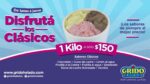 El precio de 1 kilo de helado en Grió